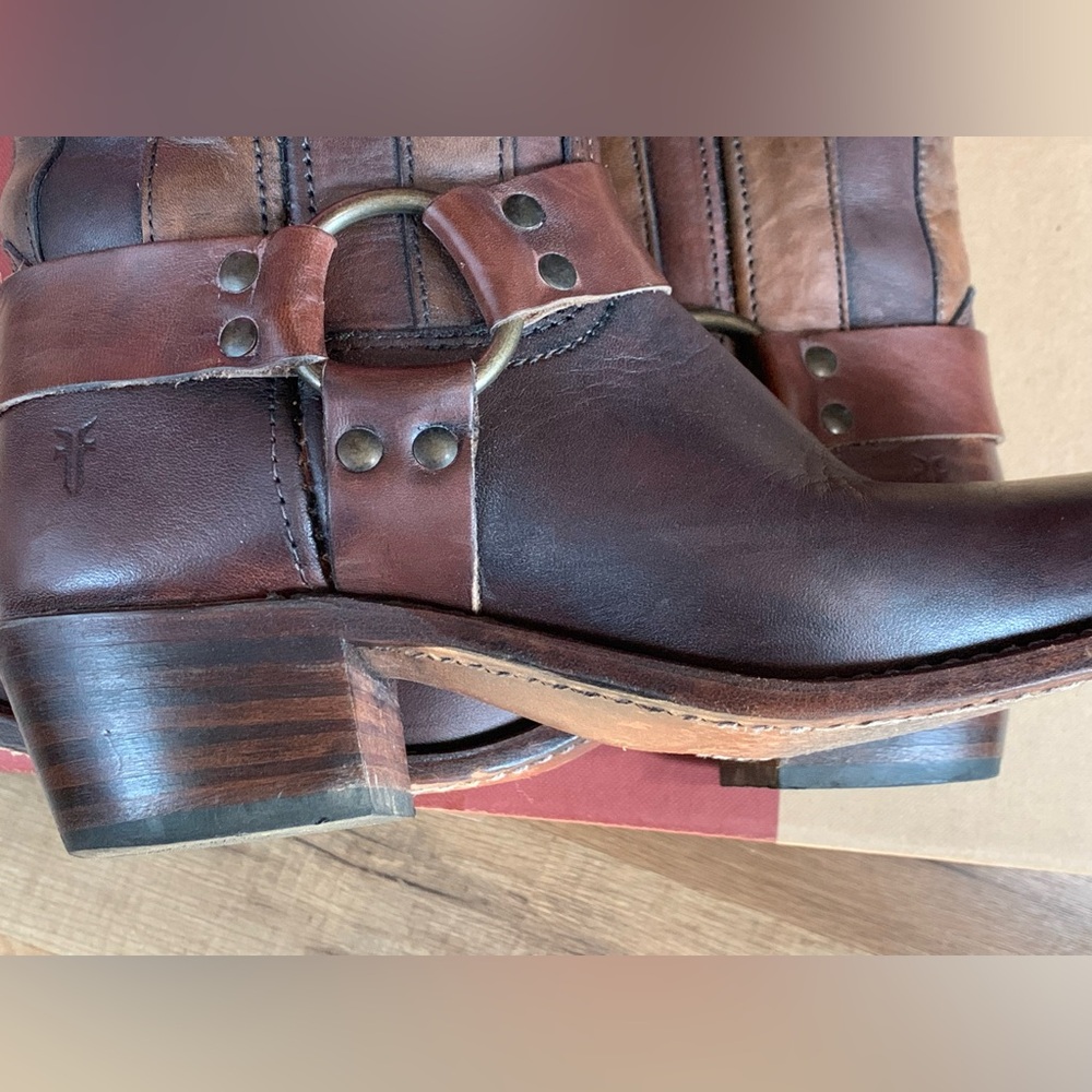 Women’s Frye 150 Anniversary Americana Harness Boots size 7.5 - Picture 13 of 13